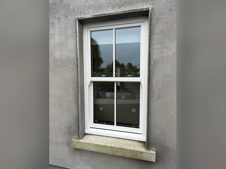 Vertical Slider Windows fitted by Sheridan Windows, Westmeath