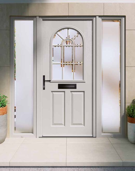 Apeer A++ Mandalore door in Pebble Grey