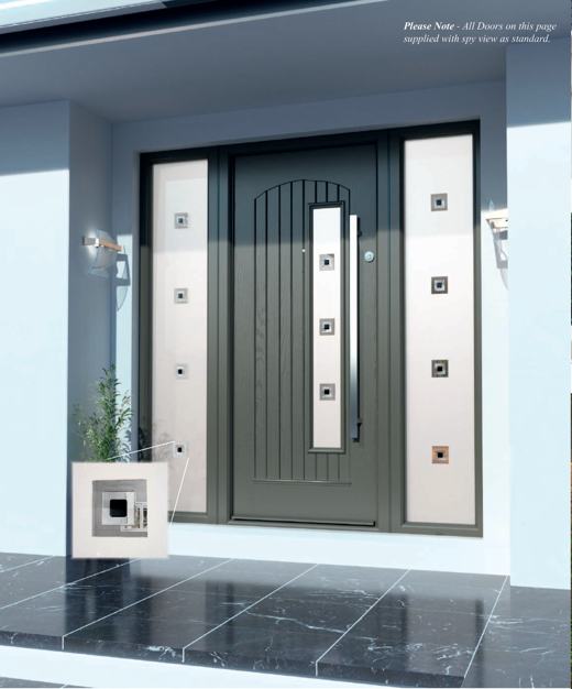 Palladio Rome door in Quartz Grey