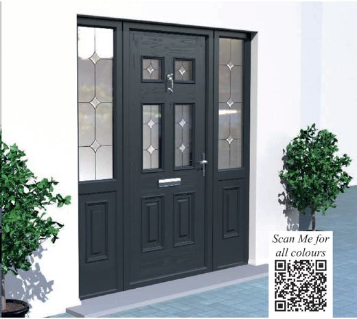 Palladio Georgian 2 door in Anthracite Grey