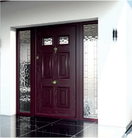 Palladio Georgian 1 door in Burgundy