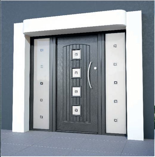 Palladio Belfast door in Anthracite Grey