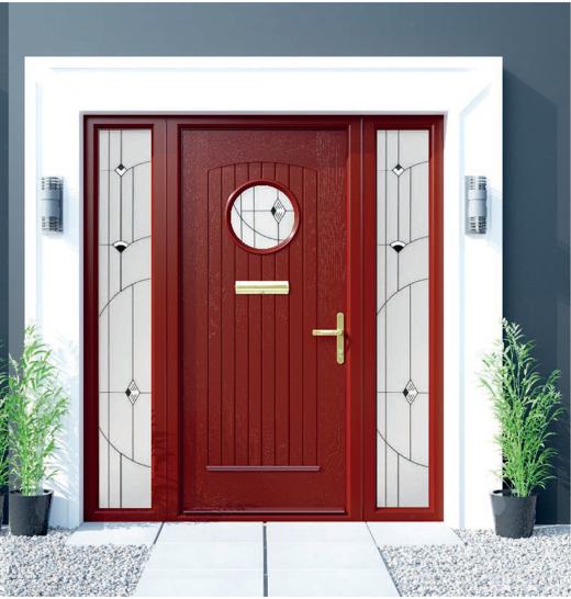 Palladio Viking door in Red