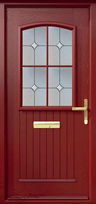 Palladio San Tiago door in Red