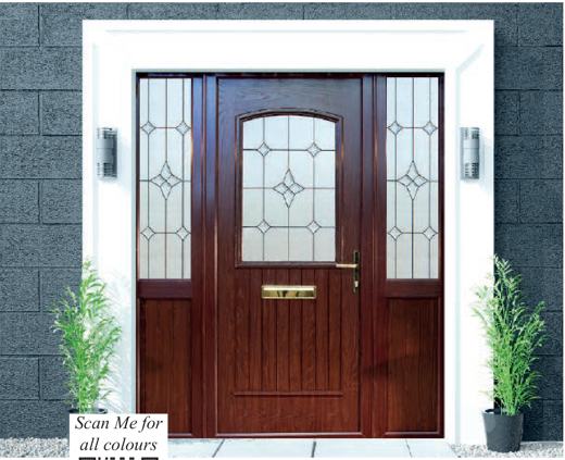 Palladio Giza door in Rosewood